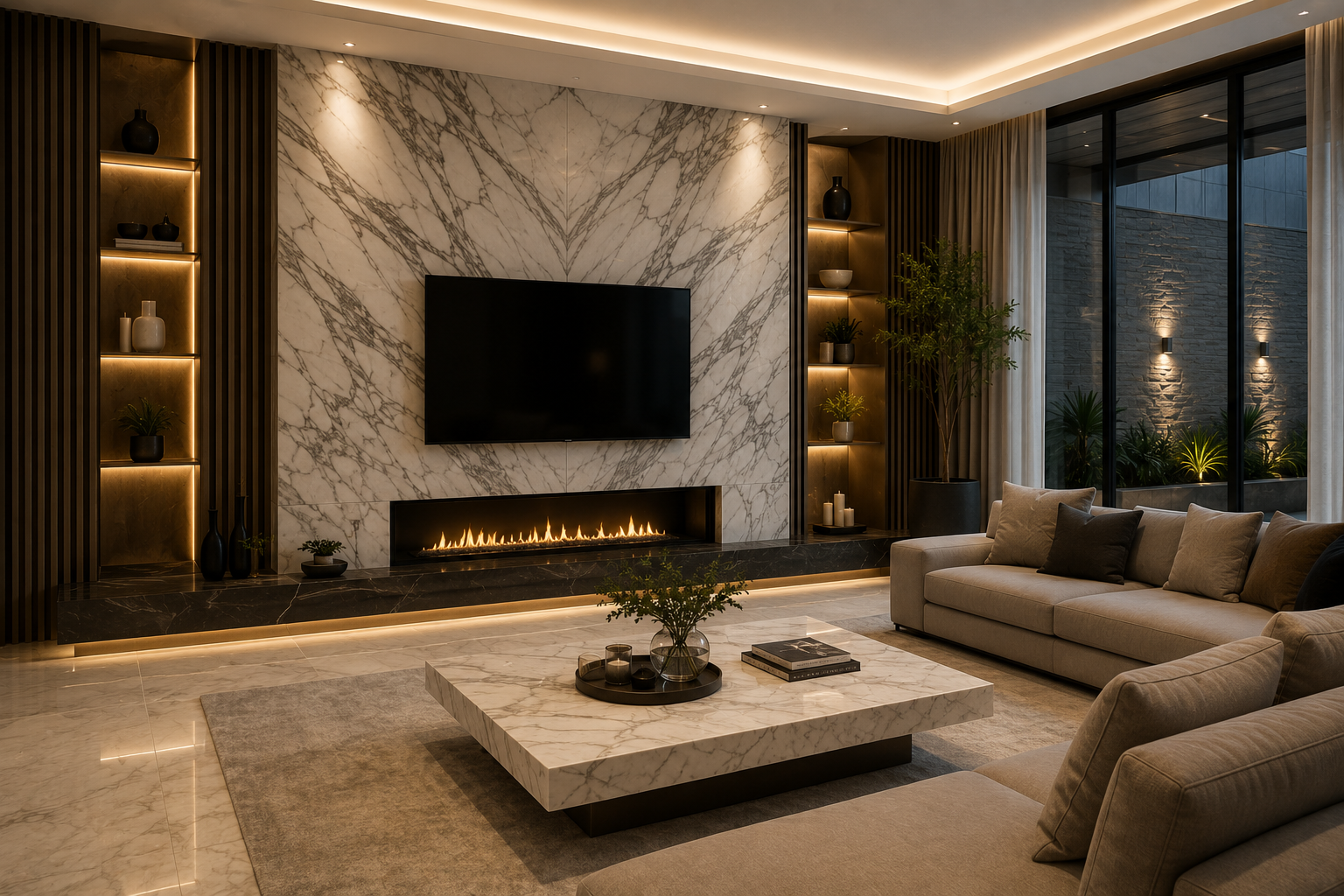 Marble kitchen